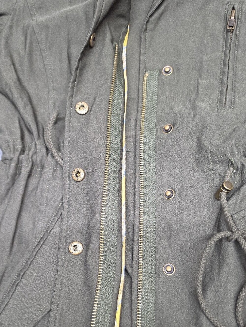 Eden Society M Olive Utility Drawstring Jacket - Picture 7 of 9
